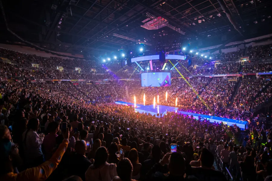 An event taking place at the Coliseo de Puerto Rico