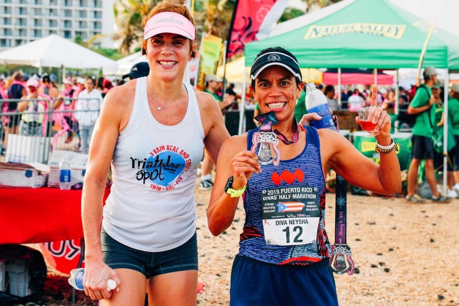 Marathon participants in Puerto Rico