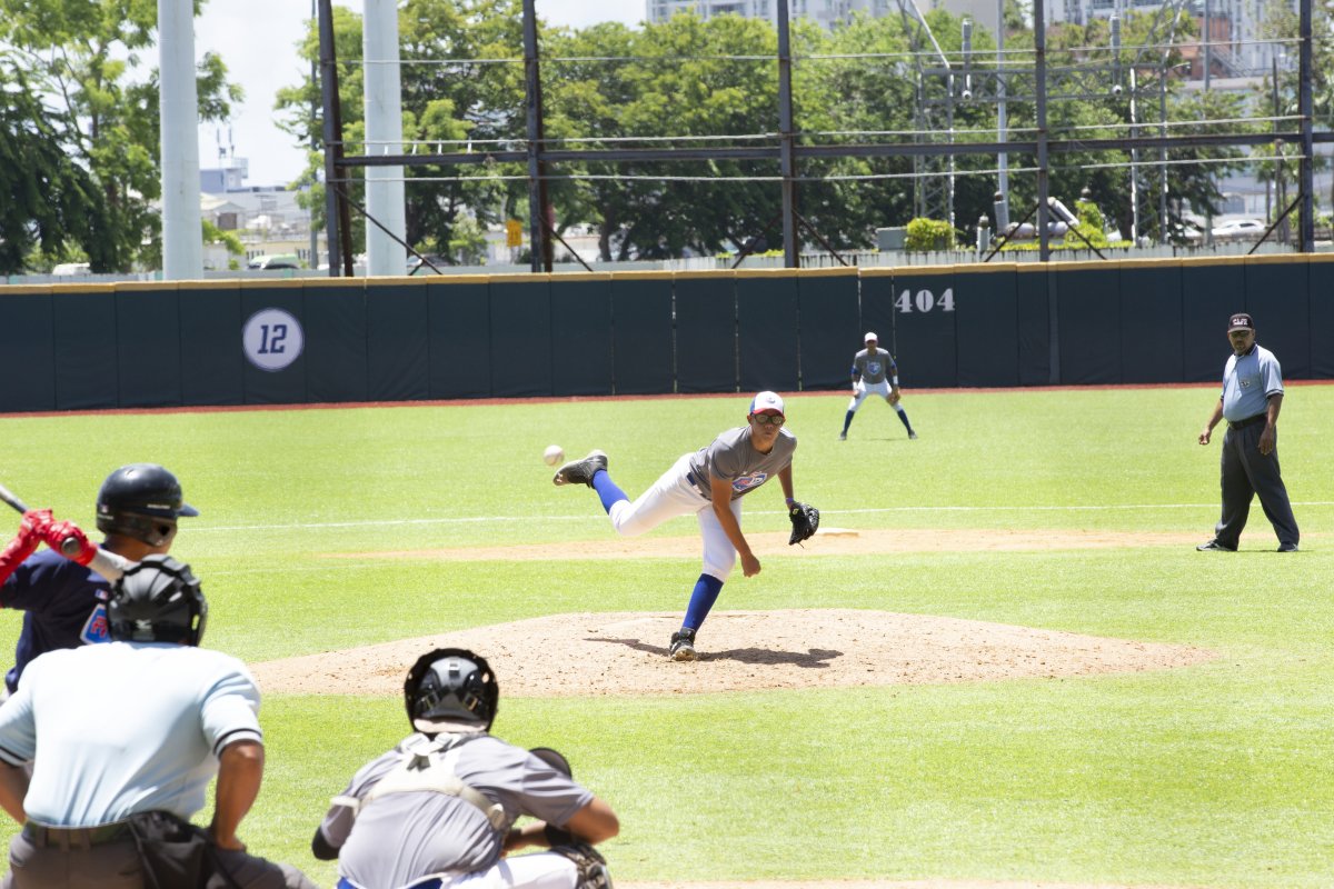 Baseball game in Puerto Rico.
