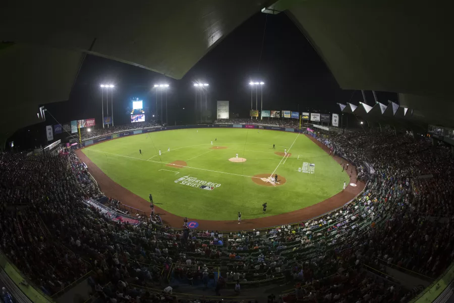 The Hiram Bithron Baseball Stadium in San Juan, Puerto Rico.