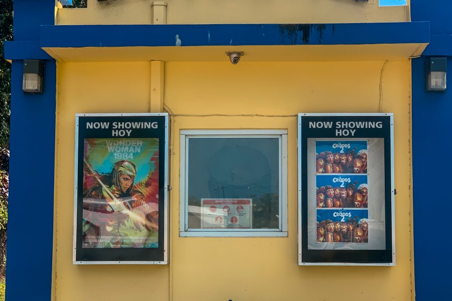 Taquilla del Auto-Cine Santana