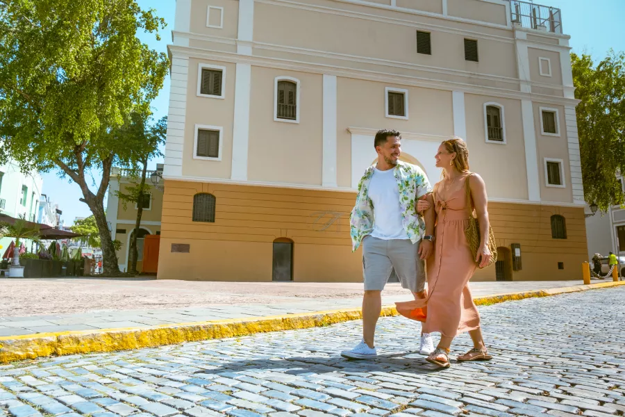 Couple in Old San Juan