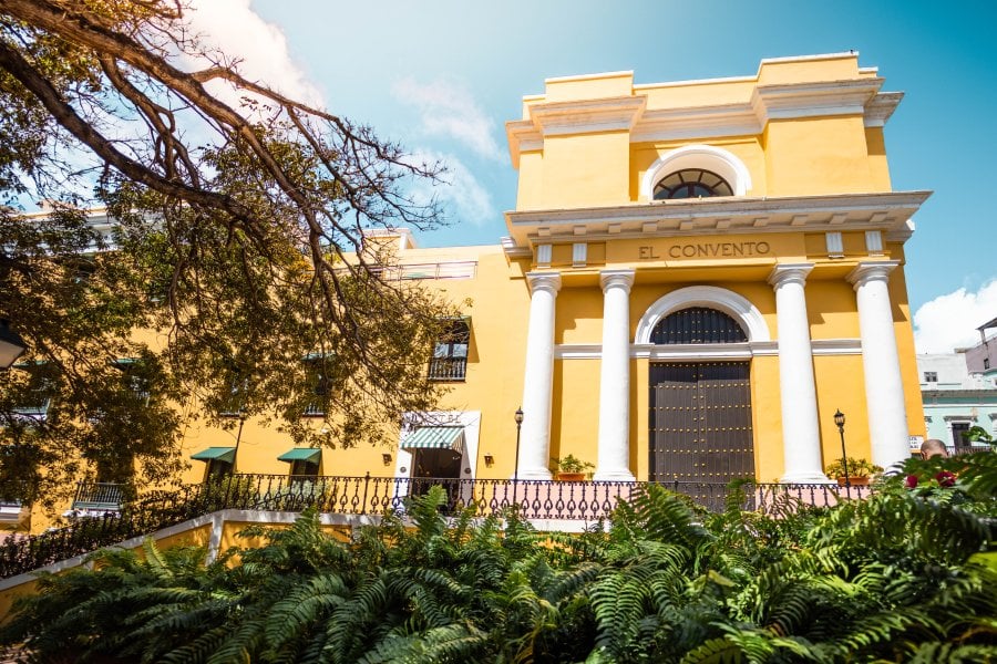 In the heart of Old San Juan is the impressive El Convento Hotel.
