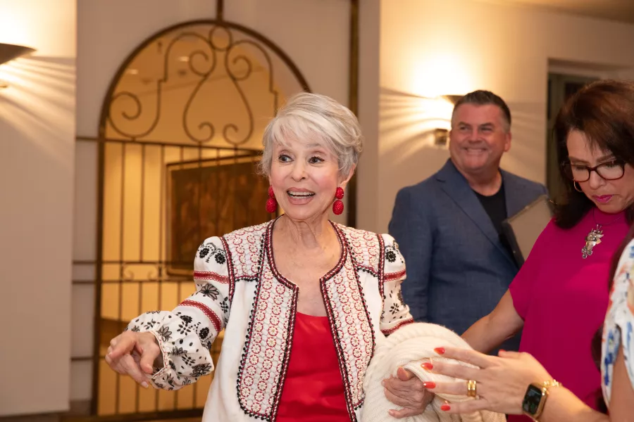 Actress and author Rita Moreno, one of the worldwide known celebrities born in Puerto Rico.