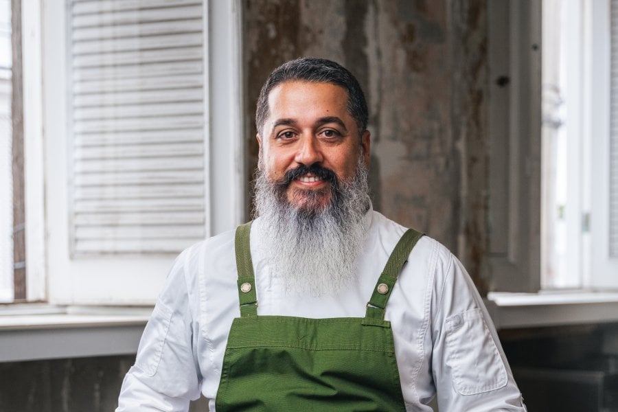 Portrait of Chef Angel David Moreno from El Gallo Pinto