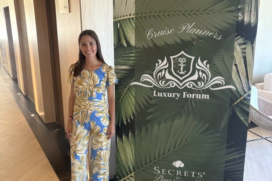 Cristina Fernandez in the Cruise Planners Luxury Forum