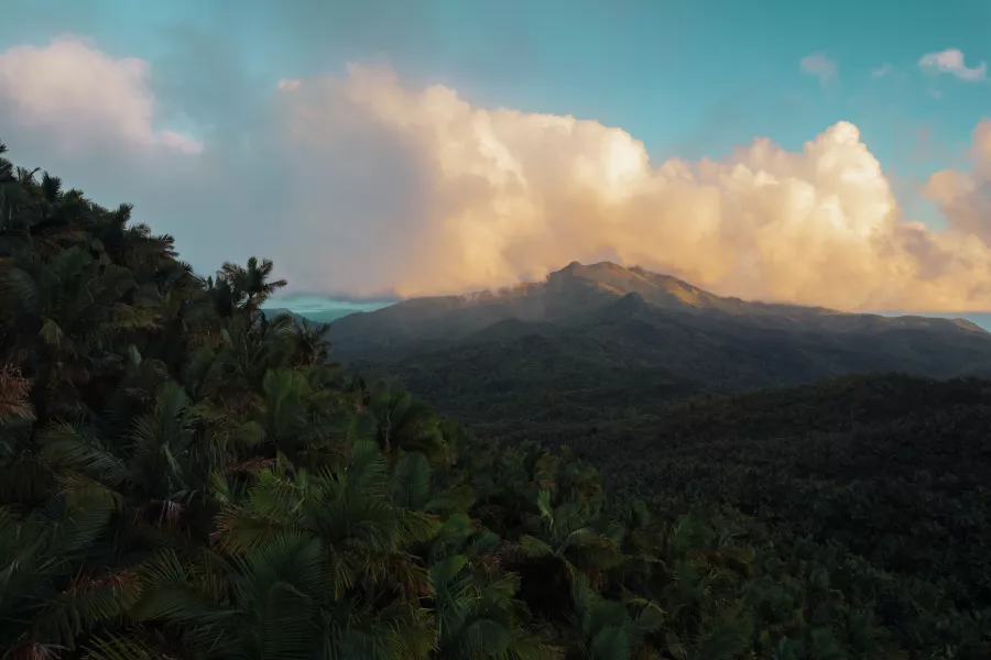 Aerial views from El Yunque