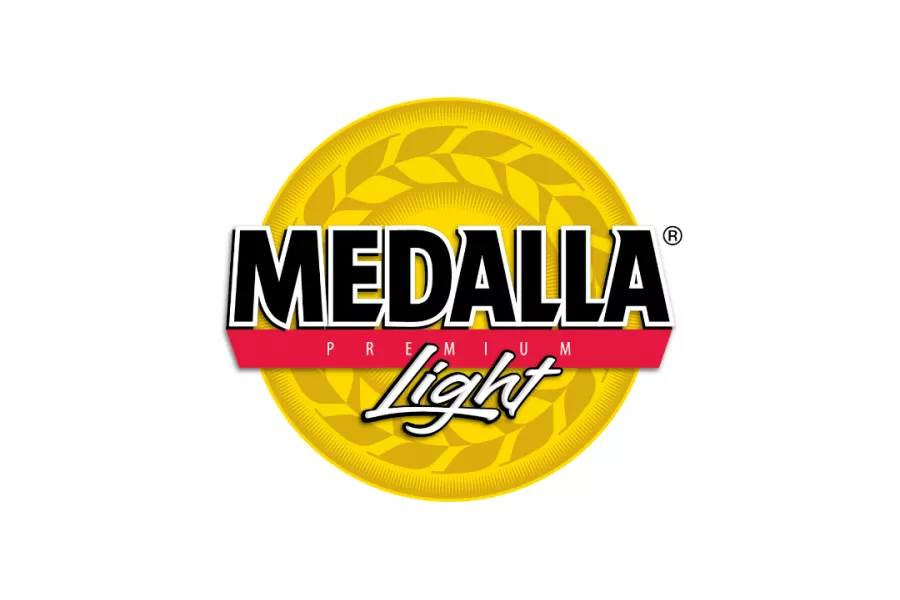 Medalla Light logo.