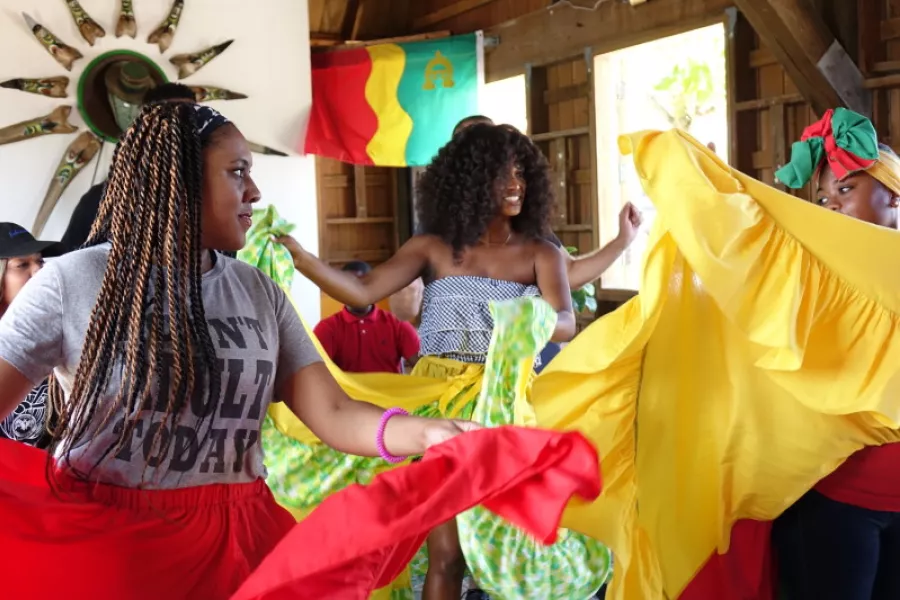 Bomba dancing in Loiza