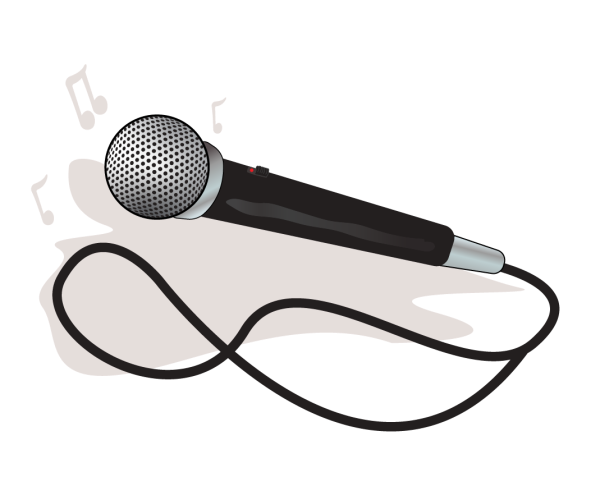 Reggateon microphone playing music