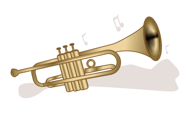 Salsa trumpet playing music