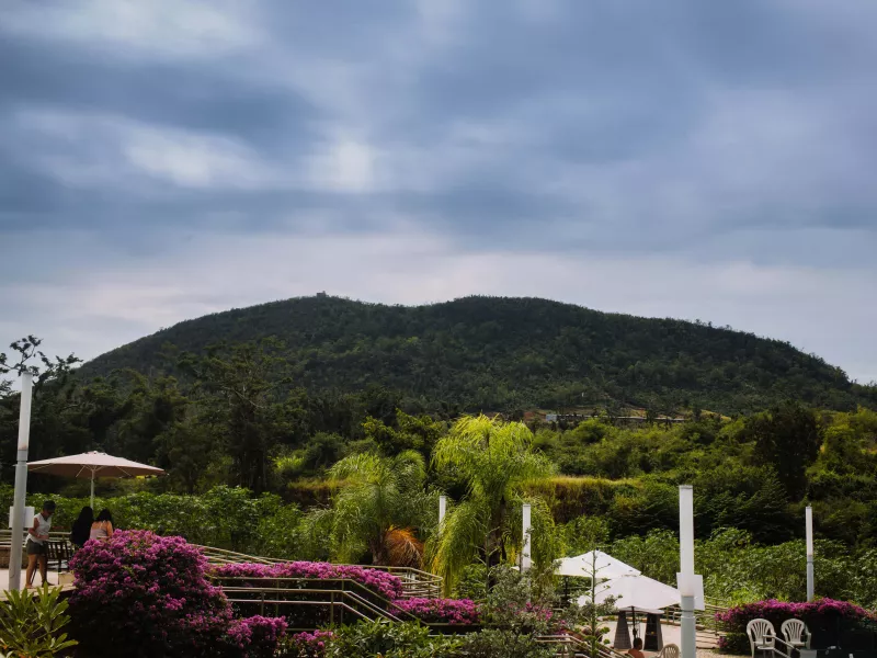 Coamo's beautiful and popular hot springs.