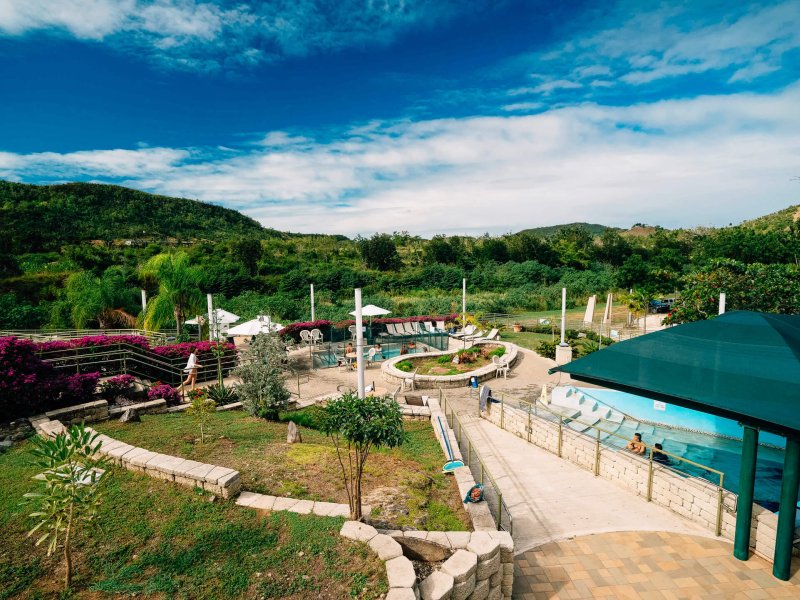 Coamo's beautiful and popular hot springs.