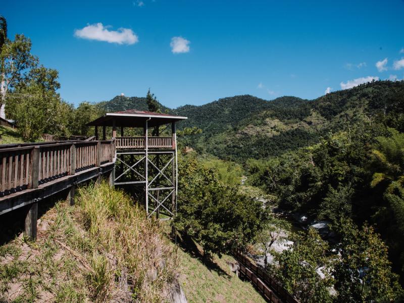 Viewpoint at Piedra Escrita in Jayuya 