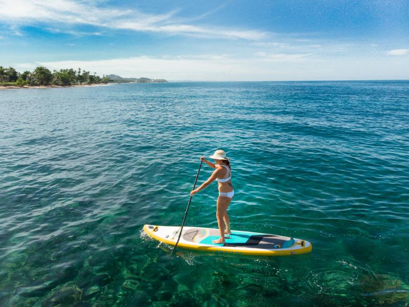 Las playas de Rincón son perfectas para practicar el paddleboarding. 