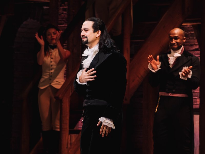 Lin-Manuel reprises his role as Alexander Hamilton