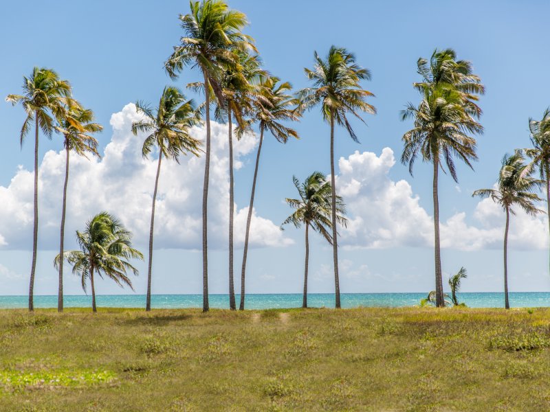 Vista de la playa de Humacao.