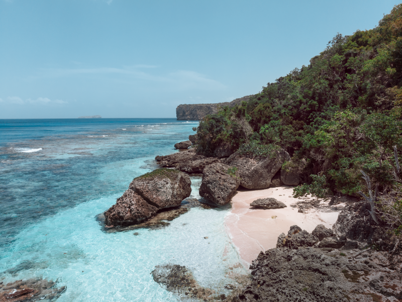 Beach at Mona Island 