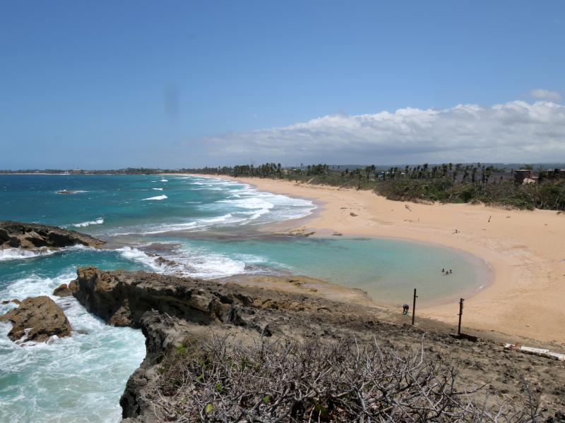 La Poza del Obispo beach in Arecibo.