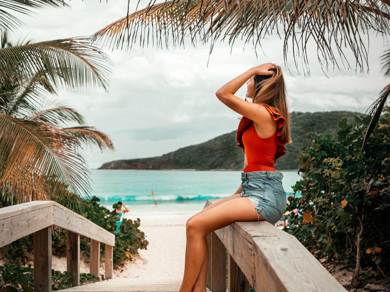 Flamenco beach in Culebra.