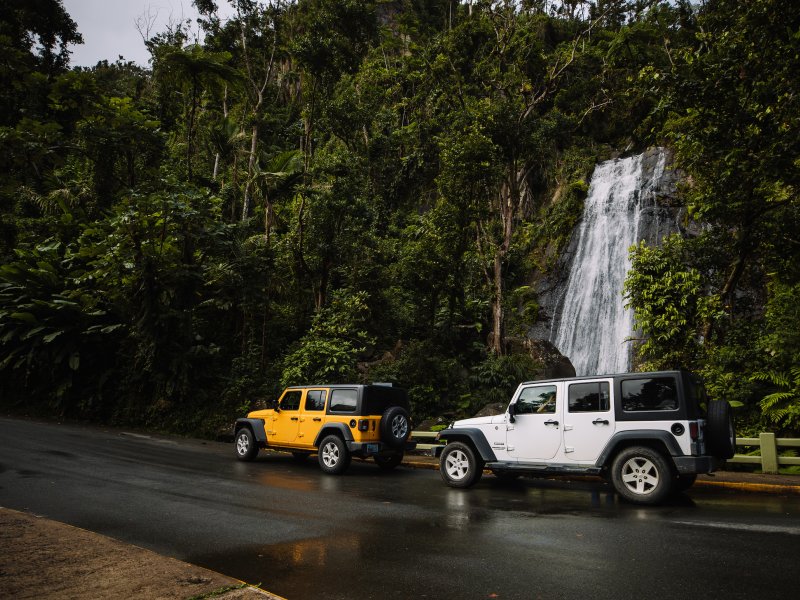 Jeep at El Yunque