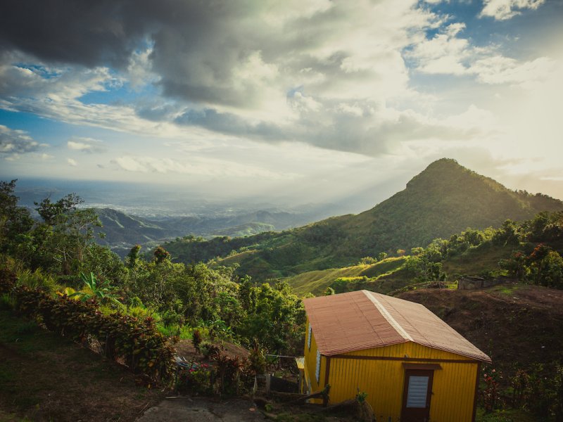 View of a Mountain in Yauco