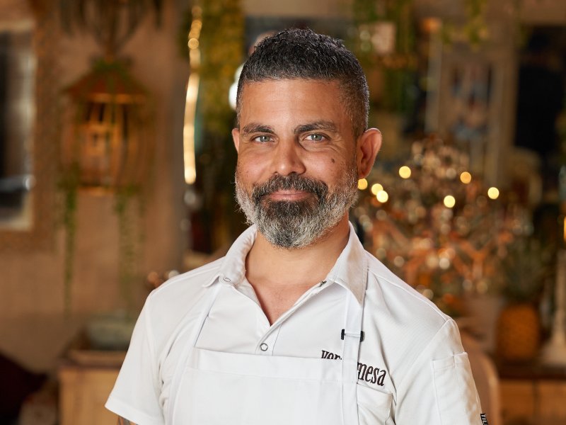 Portrait of Chef Gabriel Hernandez.