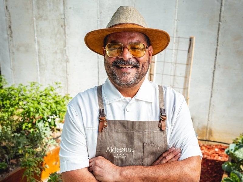 Chef Xavier Pacheco from Bacoa and Aldeana.