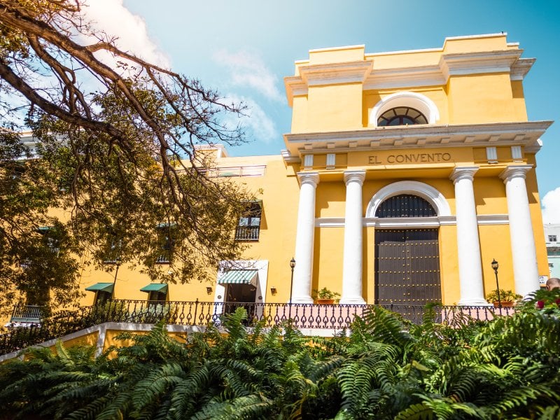 In the heart of Old San Juan is the impressive El Convento Hotel.