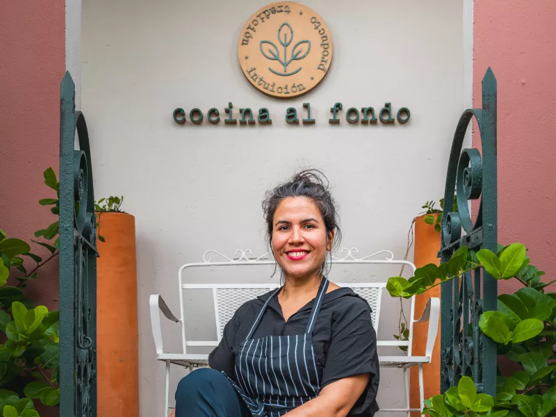 Chef Natalia Vallejo de Cocina al Fondo.
