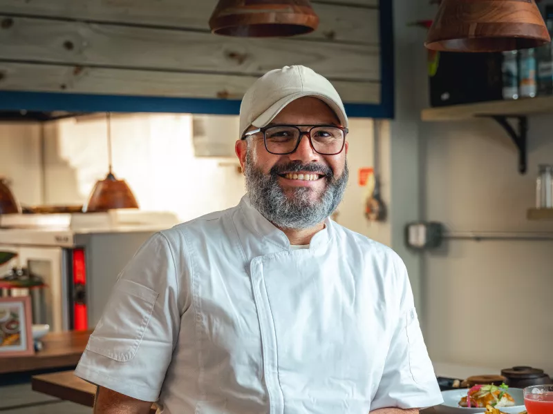 El chef Kevin García, de La Faena Agro Cocina