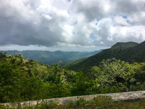 View of a mountain landscape