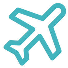 Airplane icon.