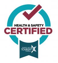 PRTC's Health and Safety Seal.