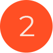 number two in an orange circle