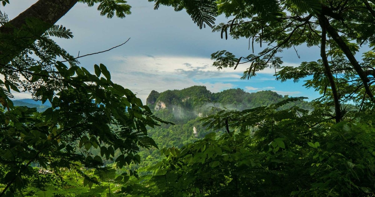 A breathtaking view of the mountains surrounding Ciales