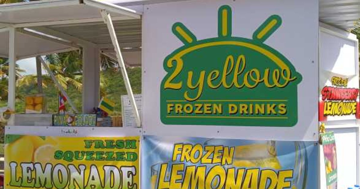 2 Yellow Frozen Drinks Discover Puerto Rico