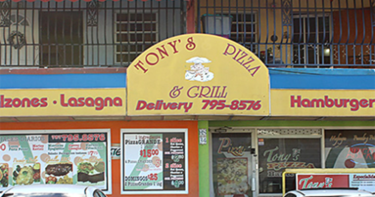 Tony's Pizza Bar & Grill Discover Puerto Rico
