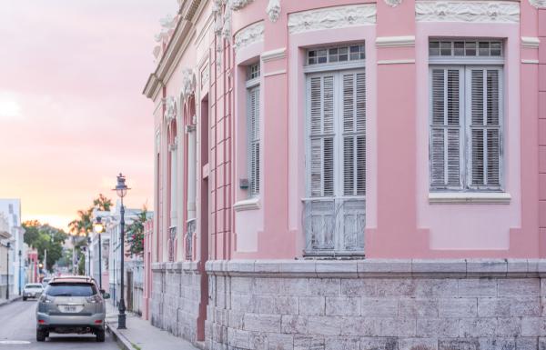 The city of Ponce is known for its colorful architecture.