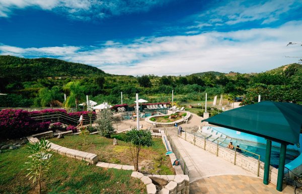 Coamo's beautiful and popular hot springs.