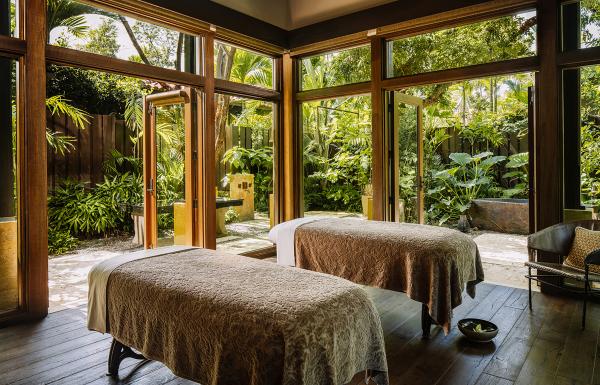 Spa view at the Dorado Beach, A Ritz-Carlton Raeserve.