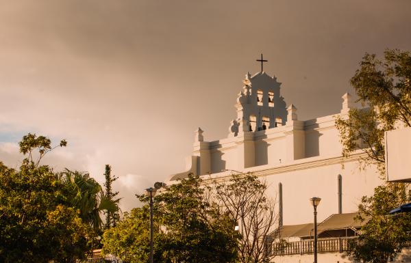 Colonial buildings in Coamo.