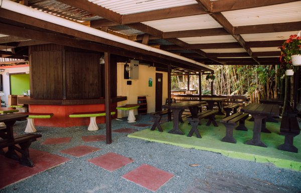 The interior of Las Tortugas in Utuado
