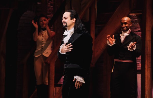 Lin-Manuel reprises his role as Alexander Hamilton