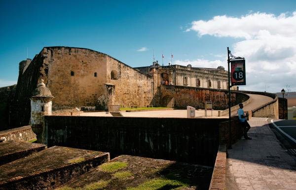 View of San Cristóbal fort.