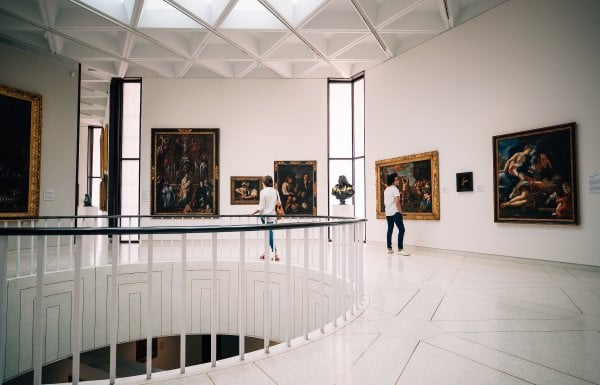 Inside view of the Ponce Museum of Art.