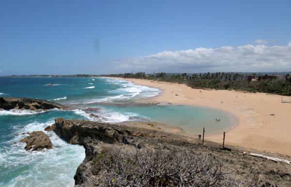 La Poza del Obispo beach in Arecibo.