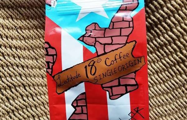 Latitude 18 Coffee bag.