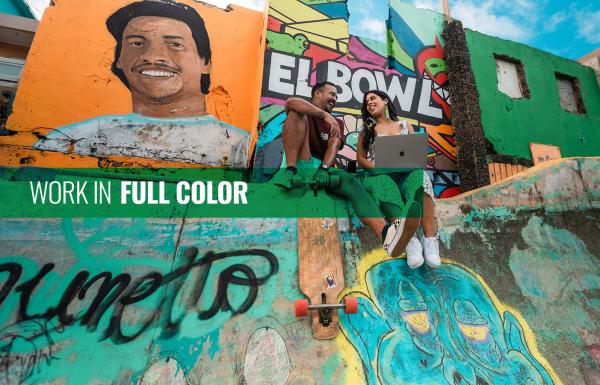 Work in full color from Puerto Rico.
