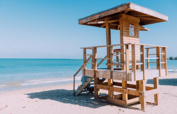 Beach view.